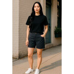 WIT & WISDOM Women "Ab" Solution Dark Gray Shorts 4